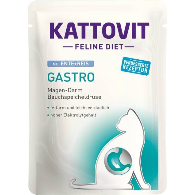 KATTOVIT Feline Diet Gastro - wet cat food - 12 x 85g KATTOVIT Feline Diet Gastro - wet cat food - 12 x 85g