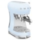 Smeg ECF02PBEU coffee machine pastel blue