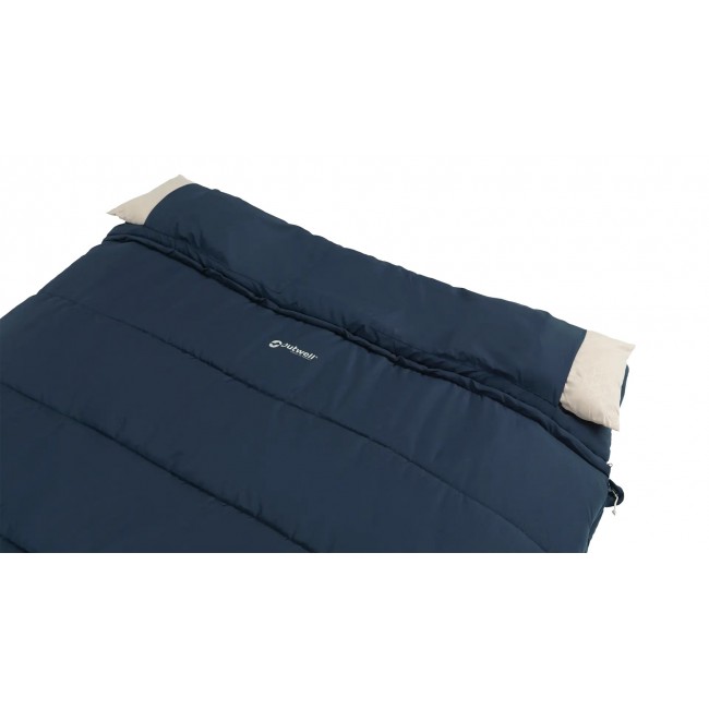 Outwell Contour Lux Double Adult Rectangular sleeping bag Polyester Blue