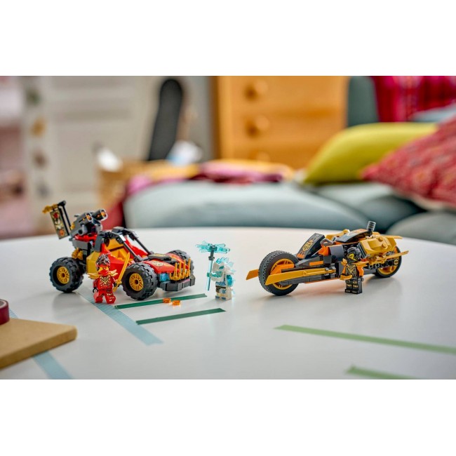 LEGO NINJAGO 71864 Kai and Cole's Combiner Vehicles