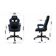 Huzaro FORCE 2.5 BLUE MESH Gaming armchair Mesh seat Black, Blue