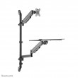 Neomounts WL90-325BL1 Sit-stand workstation wall 17-32