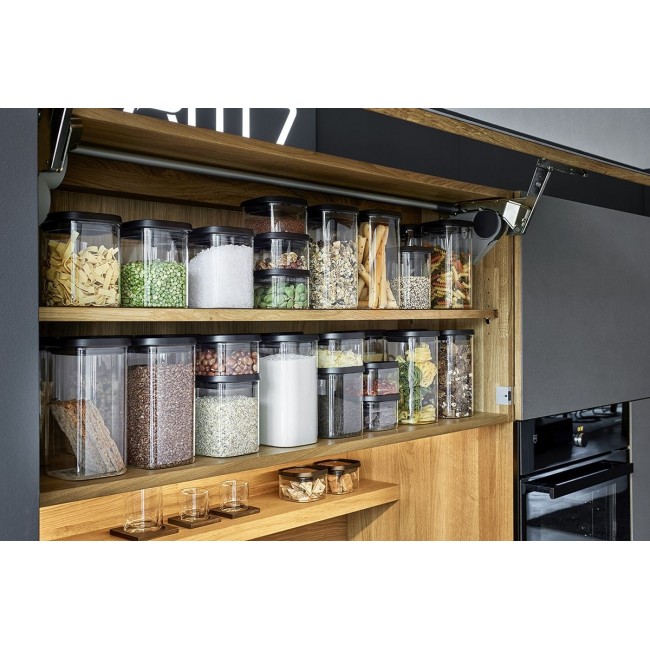 GEFU PANTRY Rectangular Container 2.5 L Black, Transparent 1 pc(s)