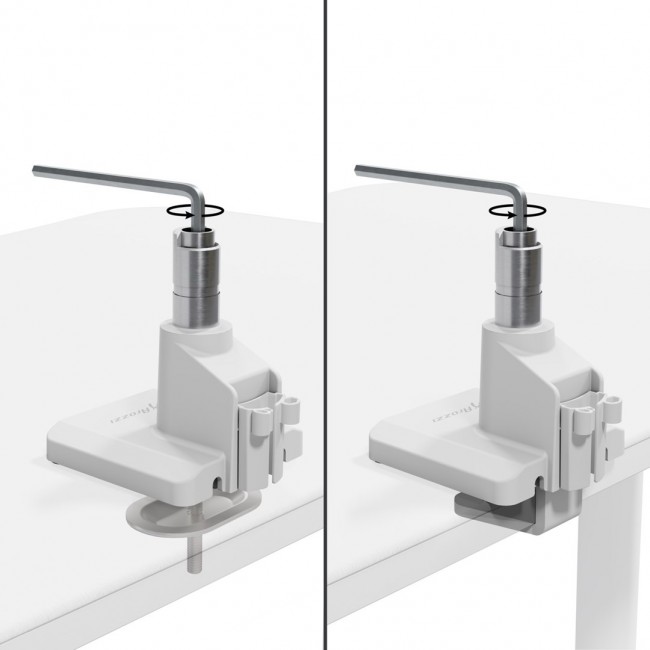 Arozzi AZ-ALZARE-NEO-WT monitor mount / stand Desk White