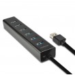 AXAGON HUE-SA7BP - hub - 7 porte