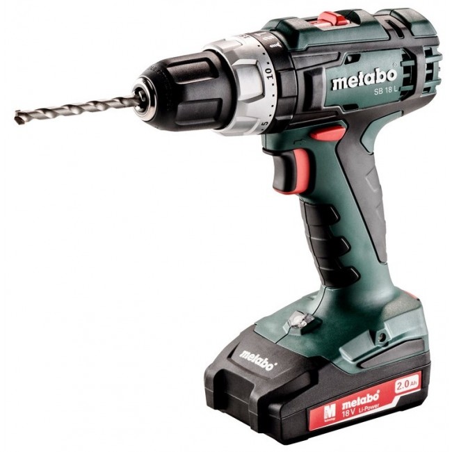 Metabo SB 18 L 450 RPM Keyless 1.6 kg Black, Green, Silver