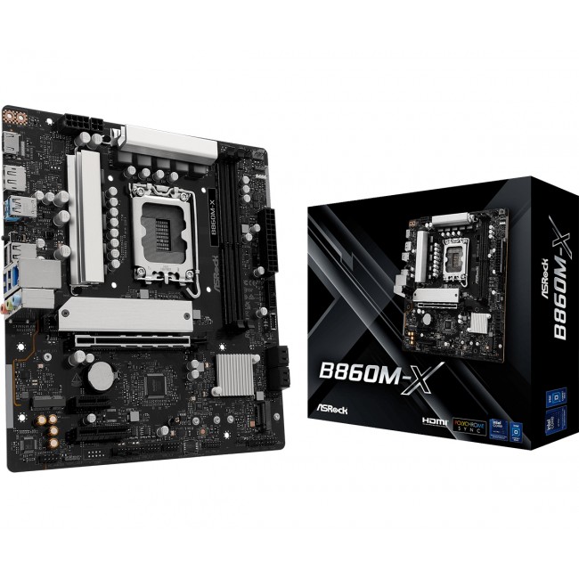 Asrock B860M-X Intel B860 LGA 1851 (Socket V1) micro ATX