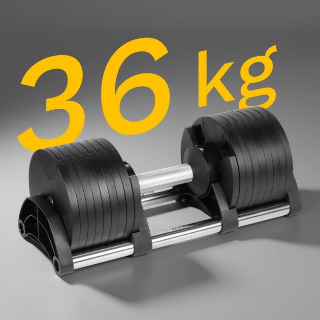 REBEL ACTIVE Cast iron automatic dumbbell 36kg, 2kg increments