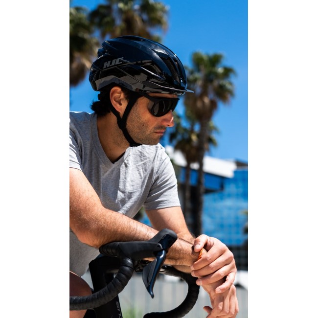 HJC CROSSER Black Cycling Helmet, BLACK, Size S HJC CROSSER Black Cycling Helmet, BLACK, Size S