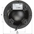 IP Camera DAHUA IPC-HDW1530T-0280B-S6-BLACK Black