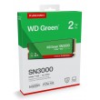 Western Digital Green WD SN3000 NVMe SSD POWERED BY SANDISK 2 TB Western Digital Green WD SN3000 NVMe SSD POWERED BY SANDISK 2 TB