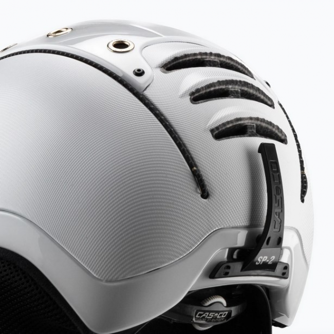 Ski helmet CASCO SP-2 Carbonic Visor White S52-54