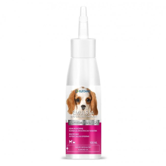 EUROWET ear cleansing emulsion for dogs and cats - 100 ml EUROWET ear cleansing emulsion for dogs and cats - 100 ml