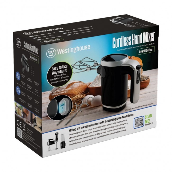 Westinghouse Avanti WKHMA02 cordless hand mixer