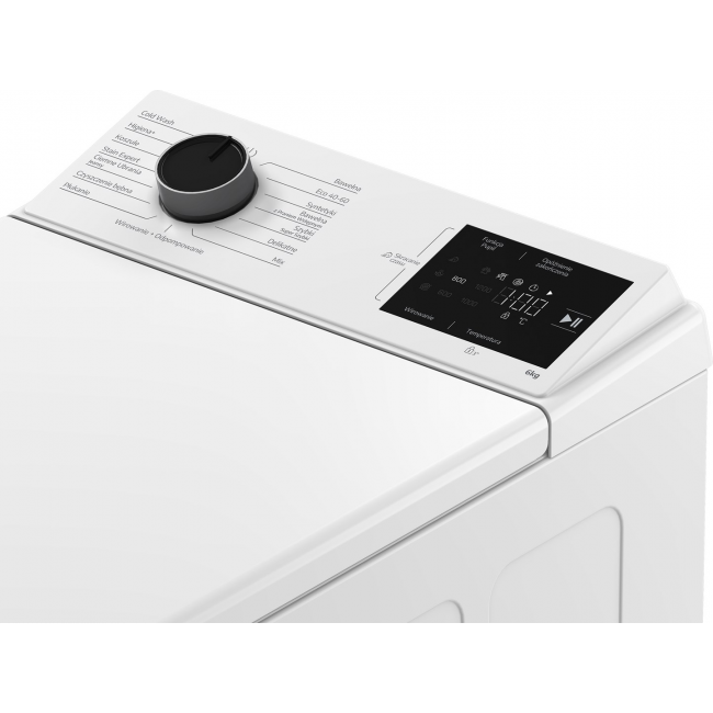 BEKO ETB622ECWPL 6kg top-loading washing machine Pet Hair Removal