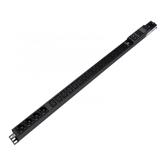 Listwa zasilająca SMART 42U 1f - 14 x IEC C13 + 6 x IEC C19 + 4 x CEE 7/5, monitoring rodowiskowy i energii AVIZIO POWER