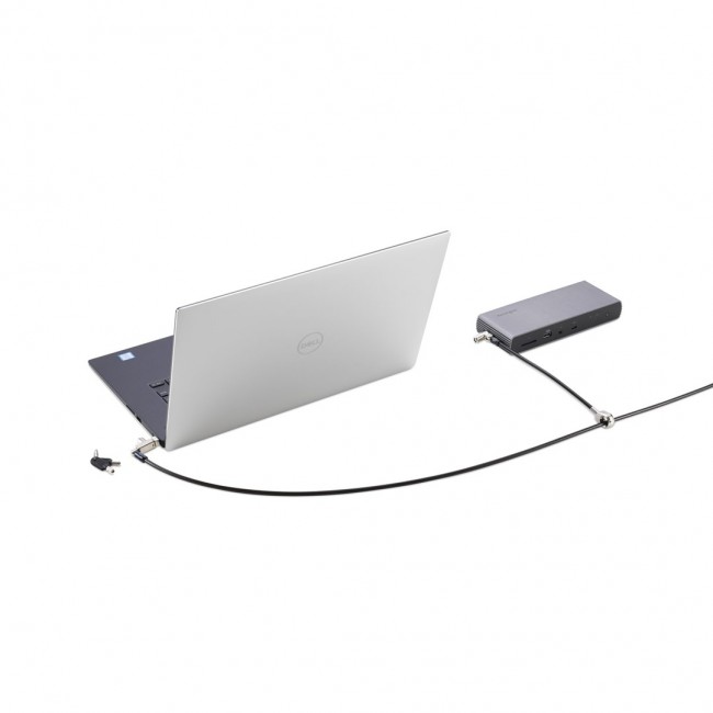 Kensington Slim N17 2.0 Keyed Dual Head Laptop Lock for Wedge-Shaped Slots Kensington Slim N17 2.0 Keyed Dual Head Laptop Lock for Wedge-Shaped Slots