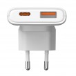 Akyga USB-A + USB-C charger AK-CH-31