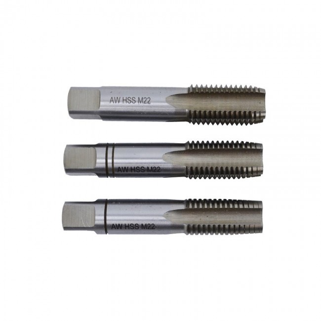 AWTOOLS TAP M2 HSS M18x2,50 set 3pcs.