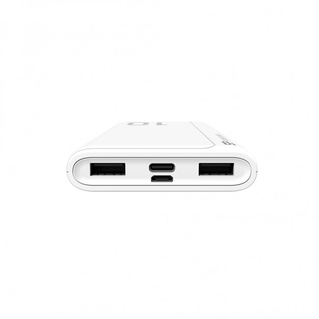 SILICON POWER GP15 Powerbank External battery 10000 mAh 2x USB 2.1A (SP10KMAPBKGP150W) White