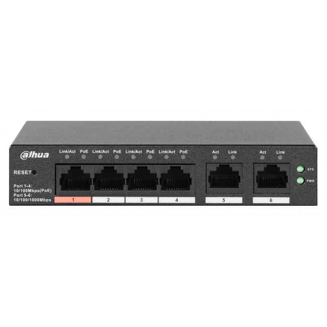 Dahua Technology DH-CS4226-24ET-375 Managed L2 Gigabit Ethernet (10/100/1000) Power over Ethernet (PoE) Black Dahua Technology DH-CS4226-24ET-375 Managed L2 Gigabit Ethernet (10/100/1000) Power over Ethernet (PoE) Black