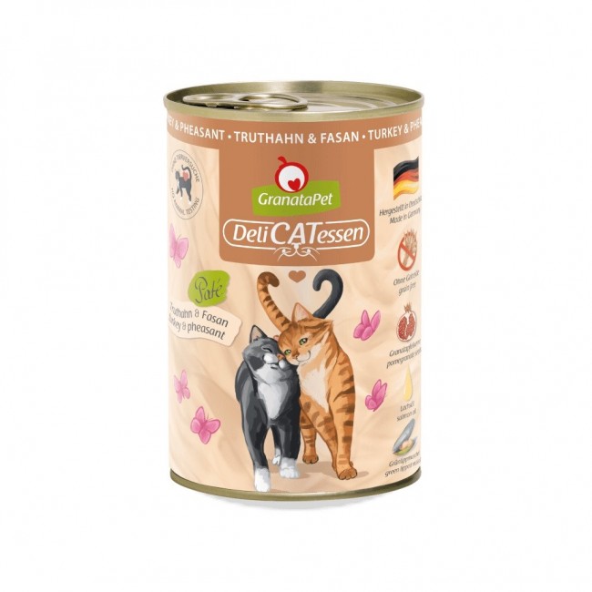 GRANATAPET DeliCATessen Turkey and pheasant - wet cat food - 400g