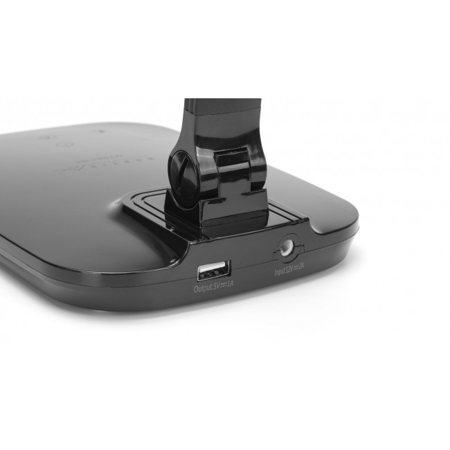 Montis Lampka biurkowa wielofunkcyjna LED MT042-BK Czarna/Black table lamp 5.7 W F Montis Lampka biurkowa wielofunkcyjna LED MT042-BK Czarna/Black table lamp 5.7 W F