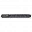 LESTAR 1966004970 power extension 1.5 m 230 AC outlet(s) Indoor Black