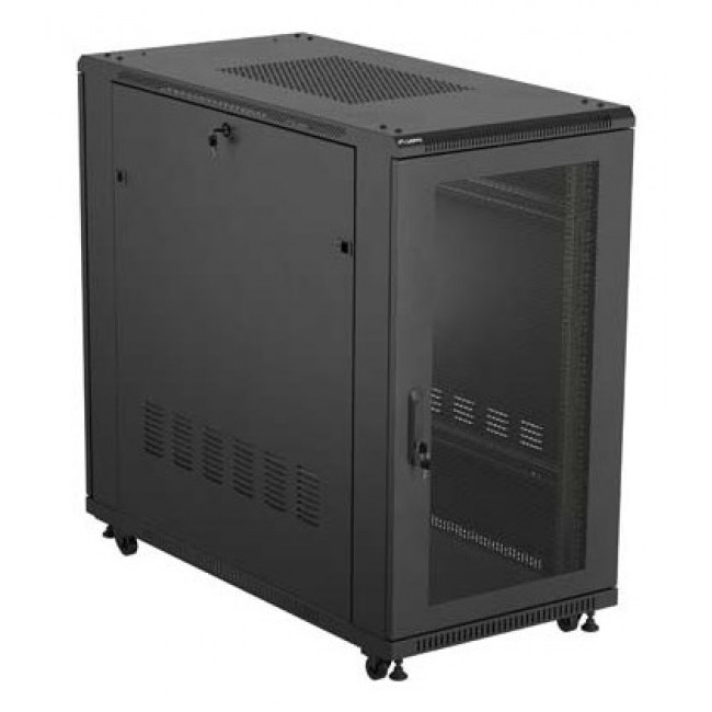 Lanberg FF01-6222-23B rack cabinet 22U Freestanding rack Black Lanberg FF01-6222-23B rack cabinet 22U Freestanding rack Black