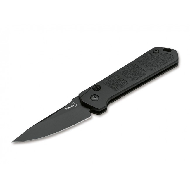 B ker Plus Kihon Auto All Black AUS8 Knife