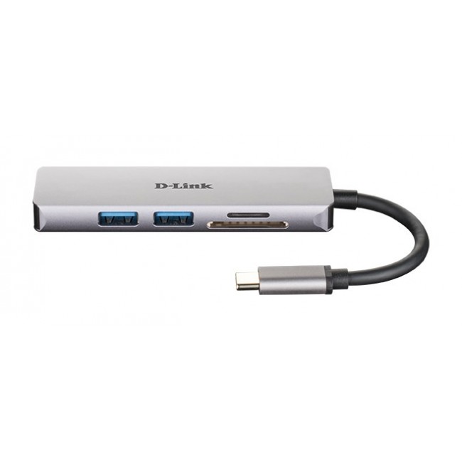 D-Link DUB-M530 laptop dock/port replicator Wired USB 3.2 Gen 1 (3.1 Gen 1) Type-C Aluminium, Black