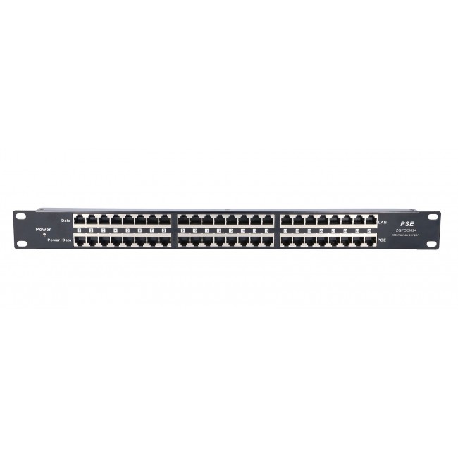 Extralink PoE Injector 24 Port 24x 100Mb/s RJ45, Rackmount Extralink PoE Injector 24 Port 24x 100Mb/s RJ45, Rackmount