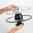 OXO 1071497 salad spinner Stainless steel Button