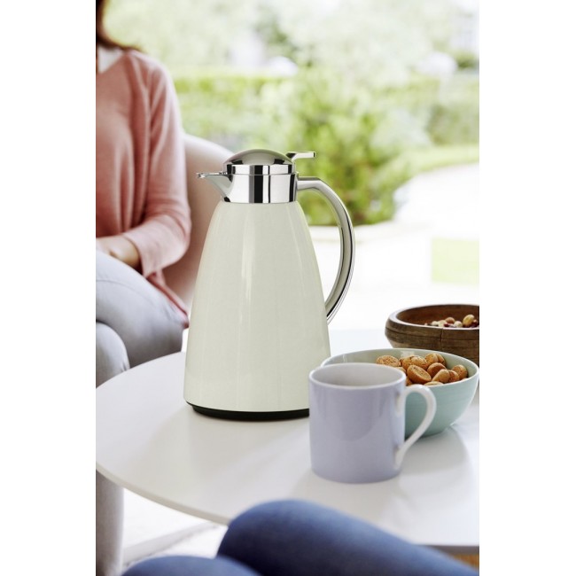Tefal K30340 vacuum flask 1 L Stainless steel, White