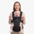Momcozy Baby Carrier with Hip Seat, Black