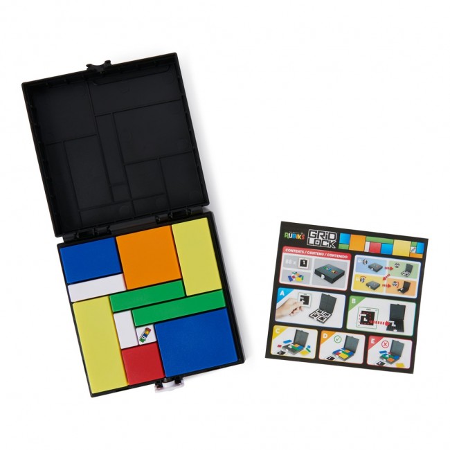 Rubik s Cube Gridlock Game, The Problem-Solving Puzzle Game Inspired by the Classic Brain Teaser Fidget Toy, for Adults & Kids Ages 7+ Rubik s Cube Gridlock Game, The Problem-Solving Puzzle Game Inspired by the Classic Brain Teaser Fidget Toy, for Adults & Kids Ages 7+