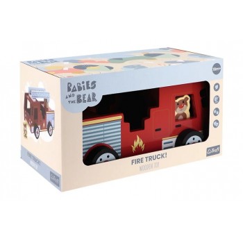 TREFL Wood toy. Fire truck Bobaski and Mi 61700