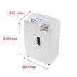 HSM shredstar X13 document shredder, 4 x 37 mm + separate CD-cutting mechanism
