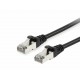 Equip Cat.6A S/FTP Patch Cable, Black, 25m