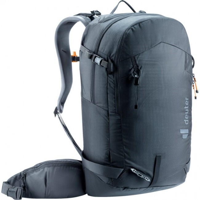 Ski touring backpack Deuter Freerider 30 L Black