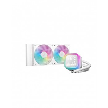 DeepCool LP240 Computer case, Processor All-in-one liquid cooler 12 cm White 1 pc(s)