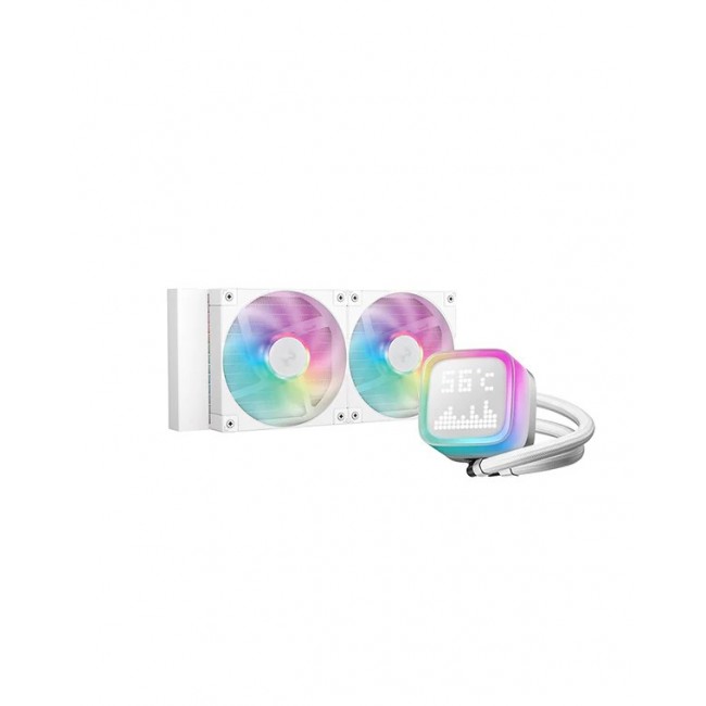 DeepCool LP240 Computer case, Processor All-in-one liquid cooler 12 cm White 1 pc(s)
