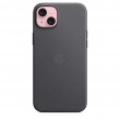 Apple iPhone 15 Plus FineWoven Case with MagSafe - Black Apple iPhone 15 Plus FineWoven Case with MagSafe - Black