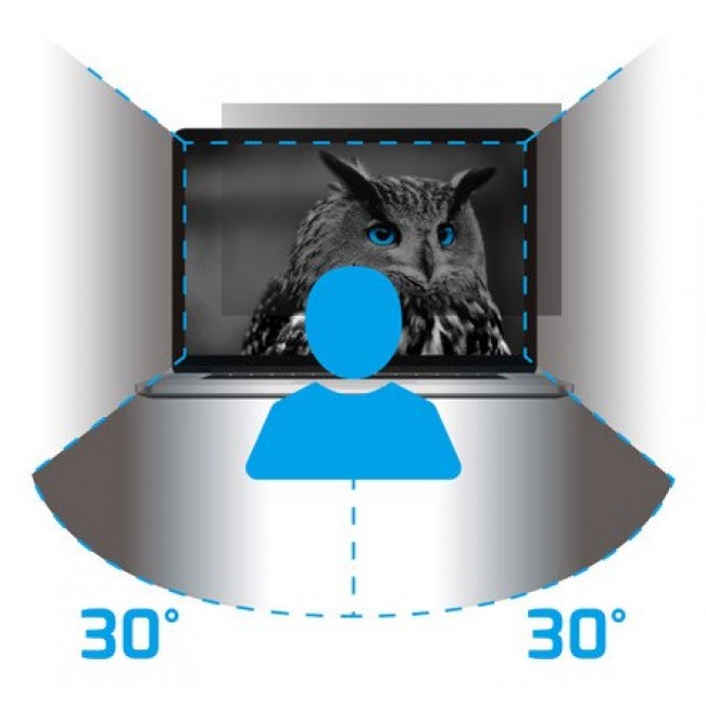 NATEC NFP-2287 display privacy filter 40.6 cm (16