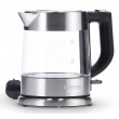 Severin WK 3468 electric kettle 1 L 2200 W Black, Stainless steel, Transparent