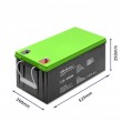 Qoltec 53083 Gel battery | 12V | 200AH