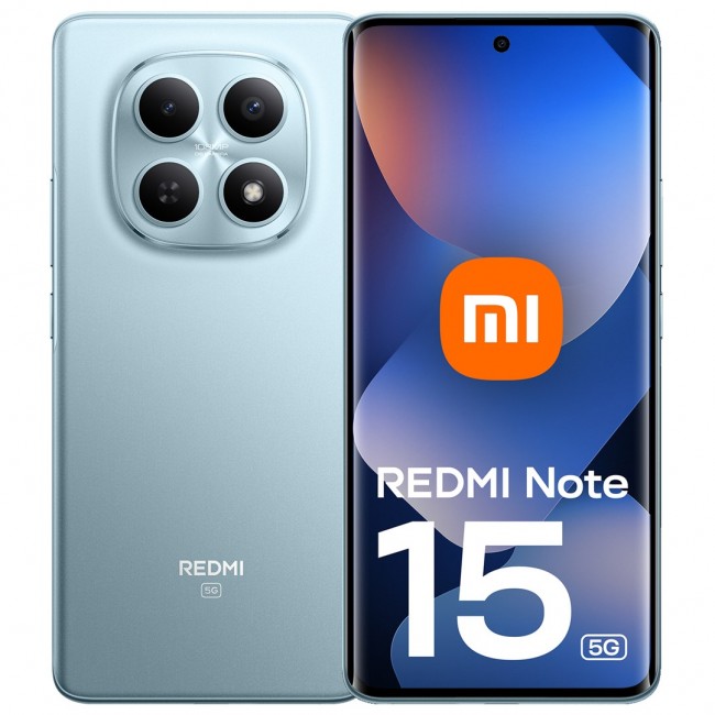 Xiaomi Redmi Note 15 5G Glacier Blue - 17.2 cm (6.77 Xiaomi Redmi Note 15 5G Glacier Blue - 17.2 cm (6.77