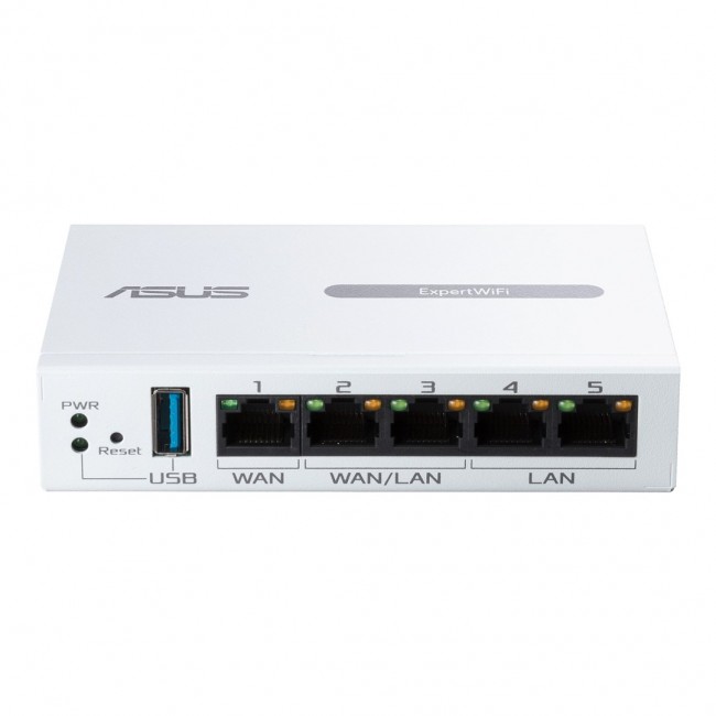 ASUS ExpertWiFi EBG15 wired router Gigabit Ethernet White ASUS ExpertWiFi EBG15 wired router Gigabit Ethernet White