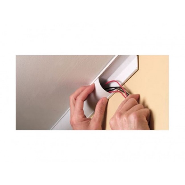 DeLOCK Corner Duct self-adhesive 43 x 23 mm - length 1 m white