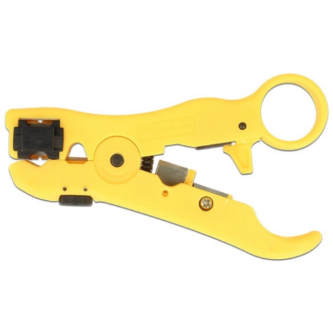 DeLOCK 86105 cable preparation tool kit Black, White